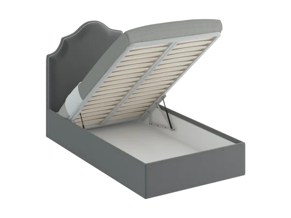 Кровать Princess с емкостью для хранения и подъемным механизмом серый — изображение 2