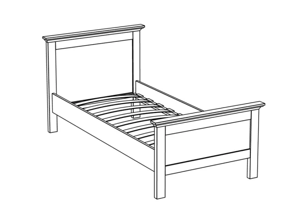 Кровать Reina дуб сонома — изображение 4