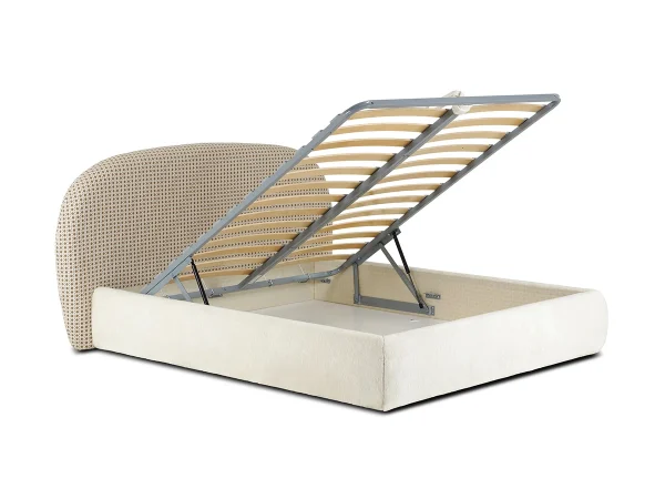 Кровать Tivoli с подъемным механизмом белый, бежевый — изображение 5