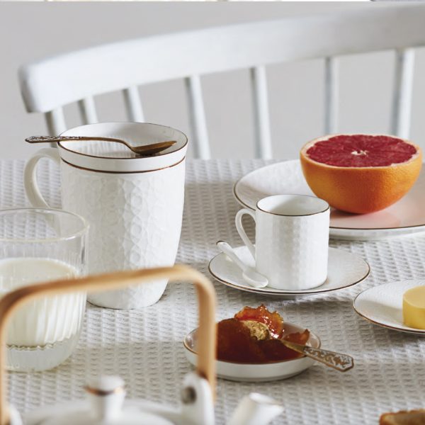 Кружка white, gold 16434 — изображение 2