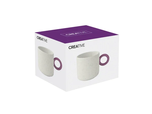Кружка Creative белый, фиолетовый — изображение 2