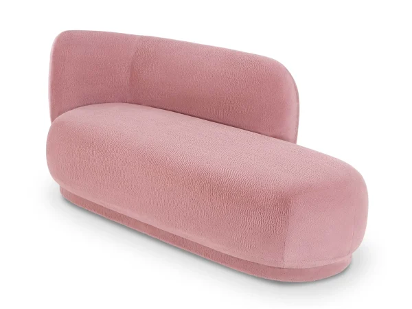 Кушетка Lucca левая розовый — изображение 3