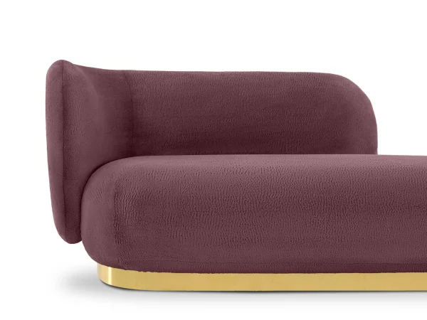 Кушетка Lucca левая черный, фиолетовый — изображение 4