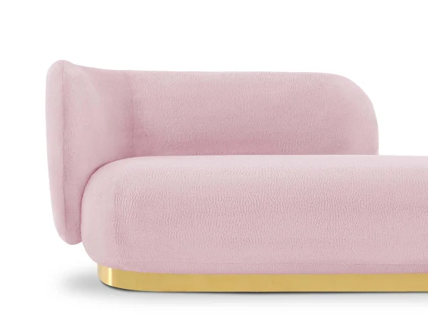 Кушетка Lucca левая розовый — изображение 4