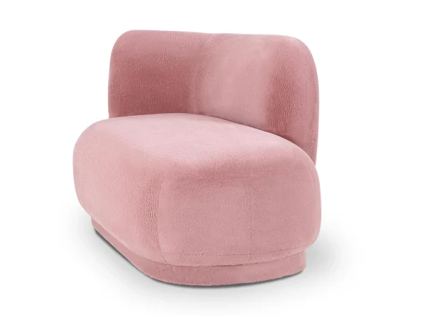 Кушетка Lucca левая розовый — изображение 5