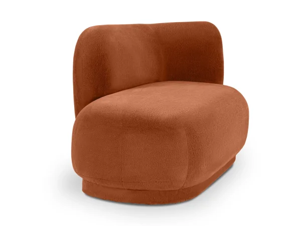 Кушетка Lucca правая терракотовый — изображение 5