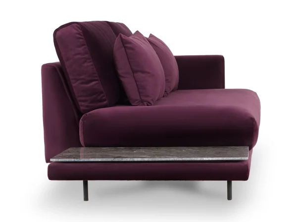 Кушетка Ricadi черный, фиолетовый — изображение 3