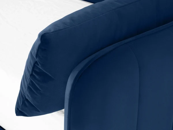 Кушетка Vicari синий, белый — изображение 4