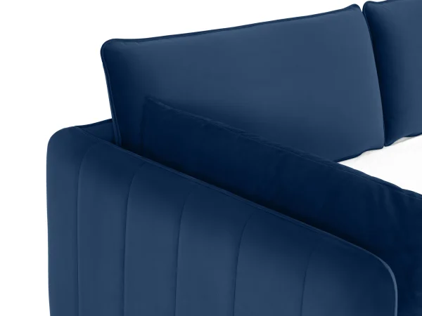 Кушетка Vicari синий, белый — изображение 5