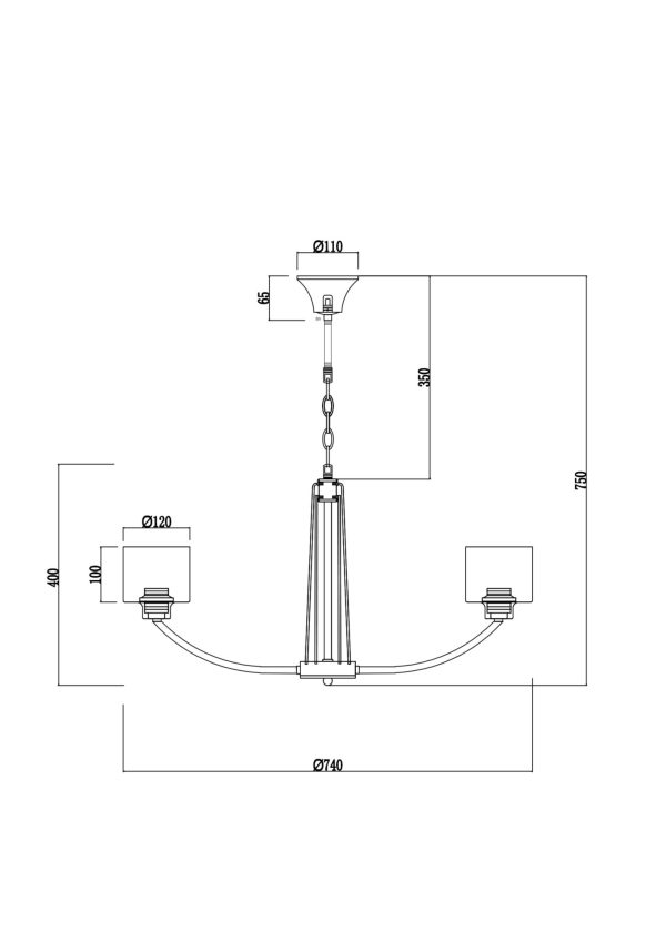 Люстра Freya FR5003PL-08B — изображение 3