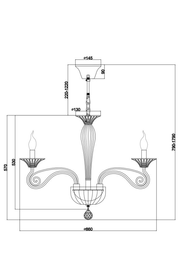 Люстра Maytoni DIA010PL-10TR — изображение 3