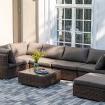 "Лунго" трансформирующаяся лаунж-зона из искусственного ротанга