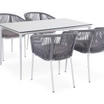 "Малага" обеденная группа на 4 персоны со стульями "Марсель"