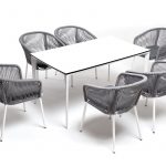 "Малага" обеденная группа на 6 персон со стульями "Марсель"