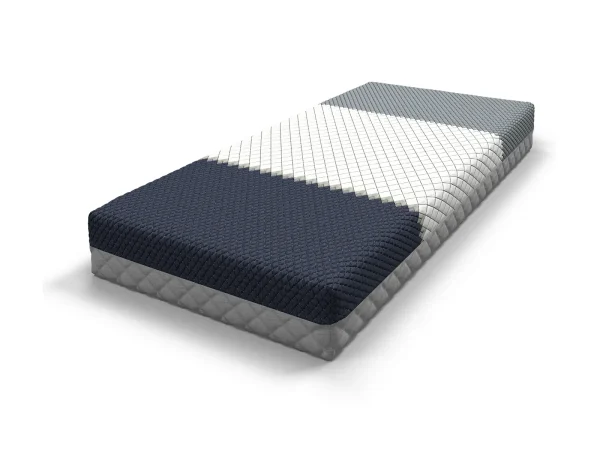 Матрас Lux Alfa Middle белый, синий — изображение 2