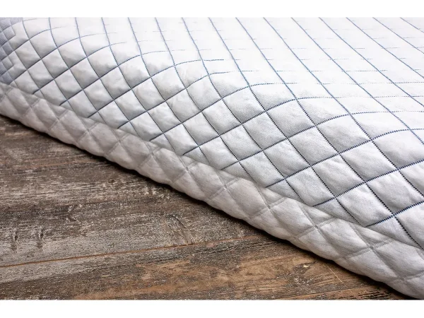 Матрас Lux Alfa Middle белый, синий — изображение 4