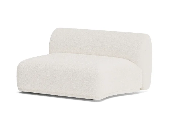 Модуль средний с округлой стороной Fabro 1300 левый белый — изображение 2