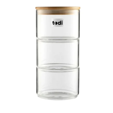 Набор банок для сыпучих продуктов Todi 3 шт