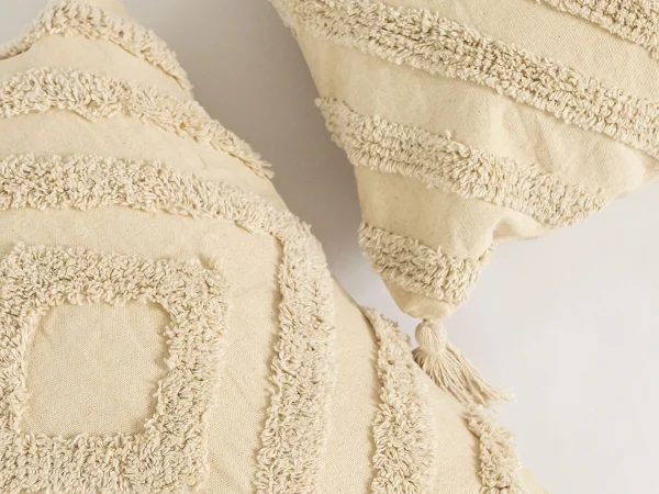 Набор чехлов на подушку Rug бежевый — изображение 3