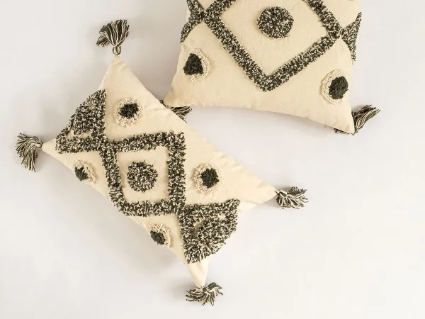 Набор чехлов на подушку Salto зеленый — изображение 2