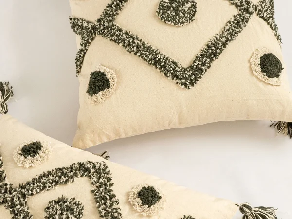Набор чехлов на подушку Salto зеленый — изображение 3