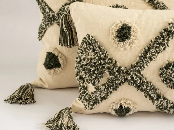 Набор чехлов на подушку Salto зеленый — изображение 5