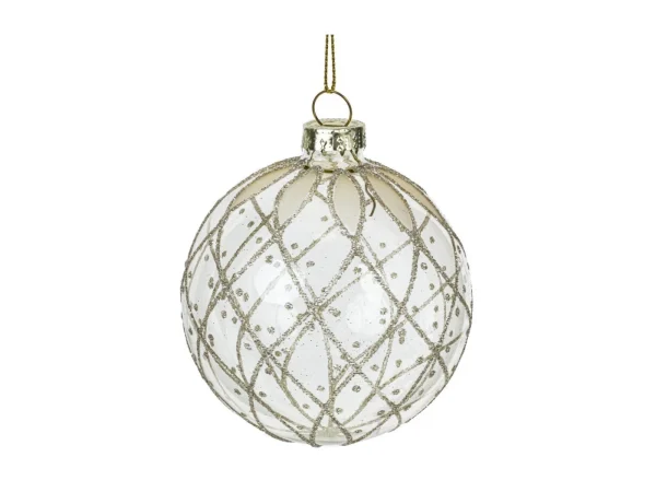 Набор елочных шаров 12шт золотистый — изображение 4