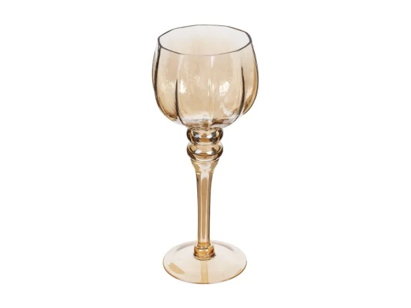 Набор из 3-х подсвечников золотистый — изображение 4