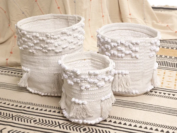 Набор корзинок Bimbao белый — изображение 3