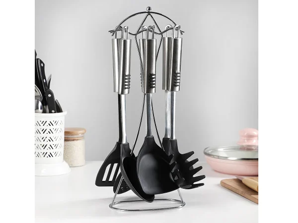 Набор кухонных принадлежностей Фидель черный — изображение 2