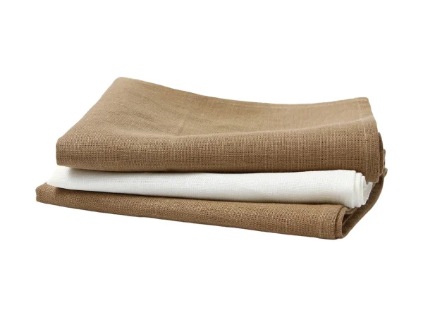 Набор льняных полотенец Ivory-Khaki 40х70 3 шт.