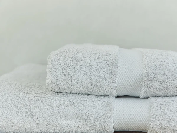 Набор махровых полотенец Rubi 2 шт. светло-серый — изображение 2