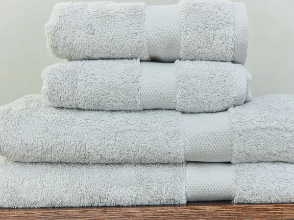 Набор махровых полотенец Rubi 4 шт. светло-серый — изображение 2