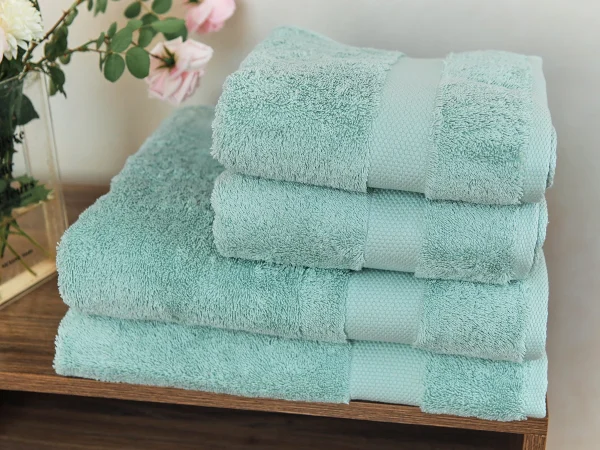 Набор махровых полотенец Rubi 4 шт. зеленый — изображение 2