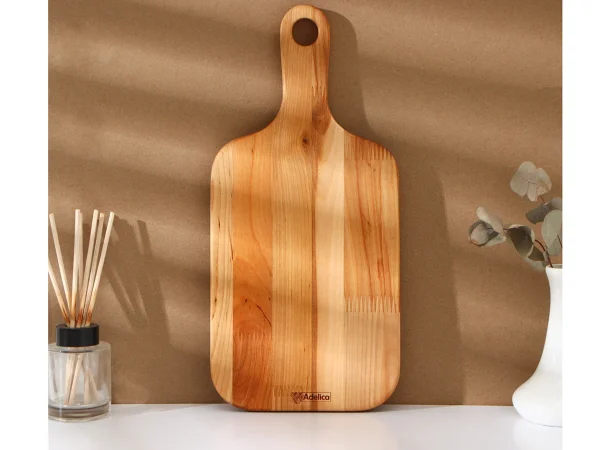 Набор разделочных досок на подставке коричневый — изображение 3