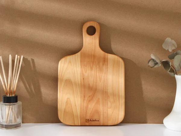 Набор разделочных досок на подставке коричневый — изображение 4