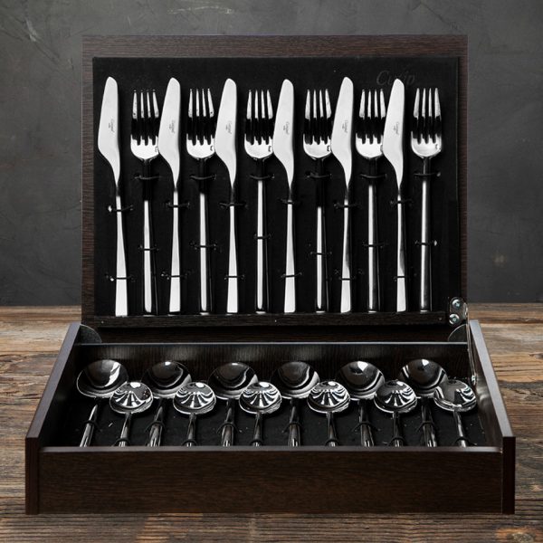 Набор столовых приборов 24 предмета chrom RO024 — изображение 2