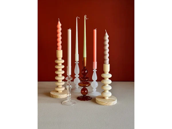 nabor-svechej-plain-25-sm-3-sht-2 Набор свечей Plain 25 см 3 шт оранжевый — изображение 3