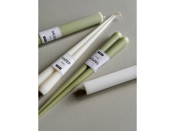 Набор свечей Taper 29 см 2 шт белый — изображение 4