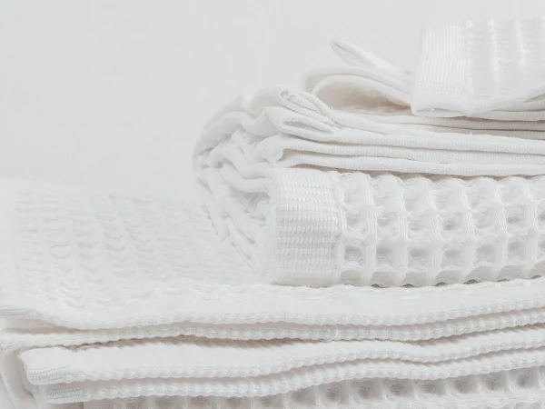 Набор вафельных полотенец Anda 3 шт. белый — изображение 4