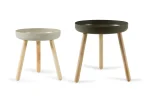 Набор журнальных столиков Solo бежевый, оливковый — изображение 2