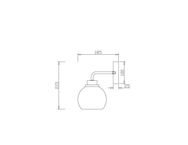 Настенный светильник (бра) Freya FR5176WL-01BS — изображение 3
