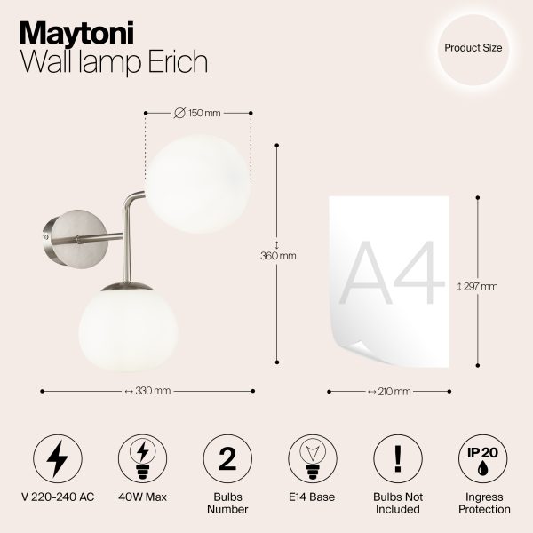 nastennyj-svetilnik-bra-maytoni-mod221-wl-02-n-2 Настенный светильник (бра) Maytoni MOD221-WL-02-N — изображение 3