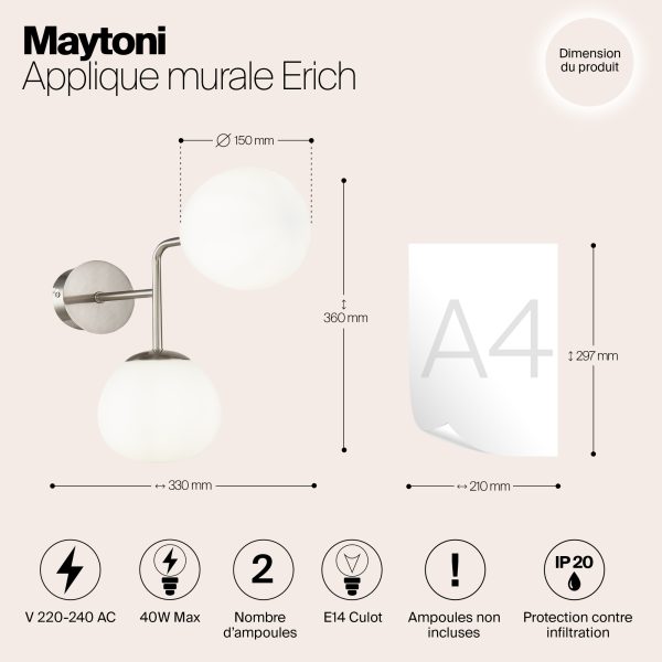 nastennyj-svetilnik-bra-maytoni-mod221-wl-02-n-3 Настенный светильник (бра) Maytoni MOD221-WL-02-N — изображение 4