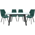 Обеденная группа (Стол Валенсия и 4 стула Амаретто), зеленый — изображение 2