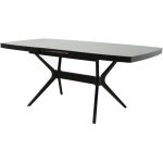 Стол «Оскар» 2м Керамика 140x90, Bayona Grey Natural, эмаль черная — изображение 5