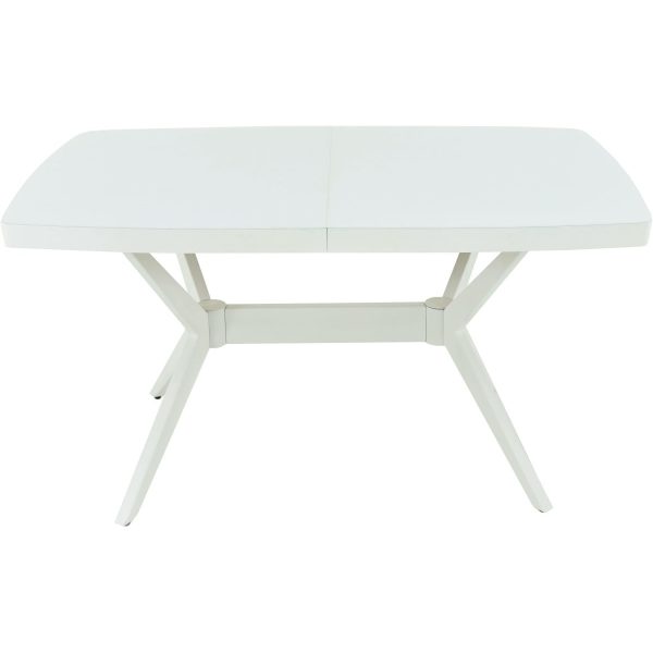 Стол «Оскар» 2м GLASS 140x90, стекло белое — изображение 3