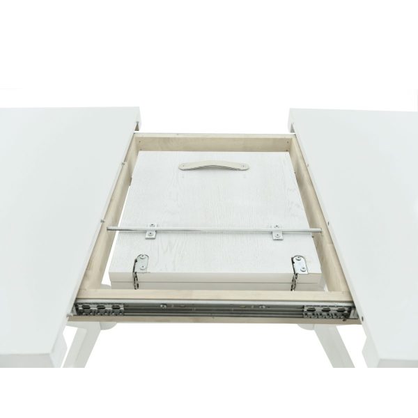 Стол «Оскар» 2м GLASS 140x90, стекло белое — изображение 5