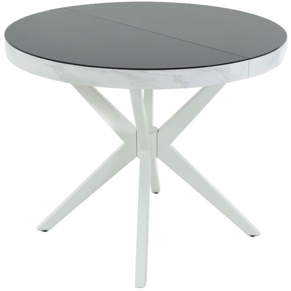 Стол «Оскар» D950 GLASS, стекло черное — изображение 2