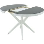 Стол «Оскар» D950 GLASS, стекло черное — изображение 3